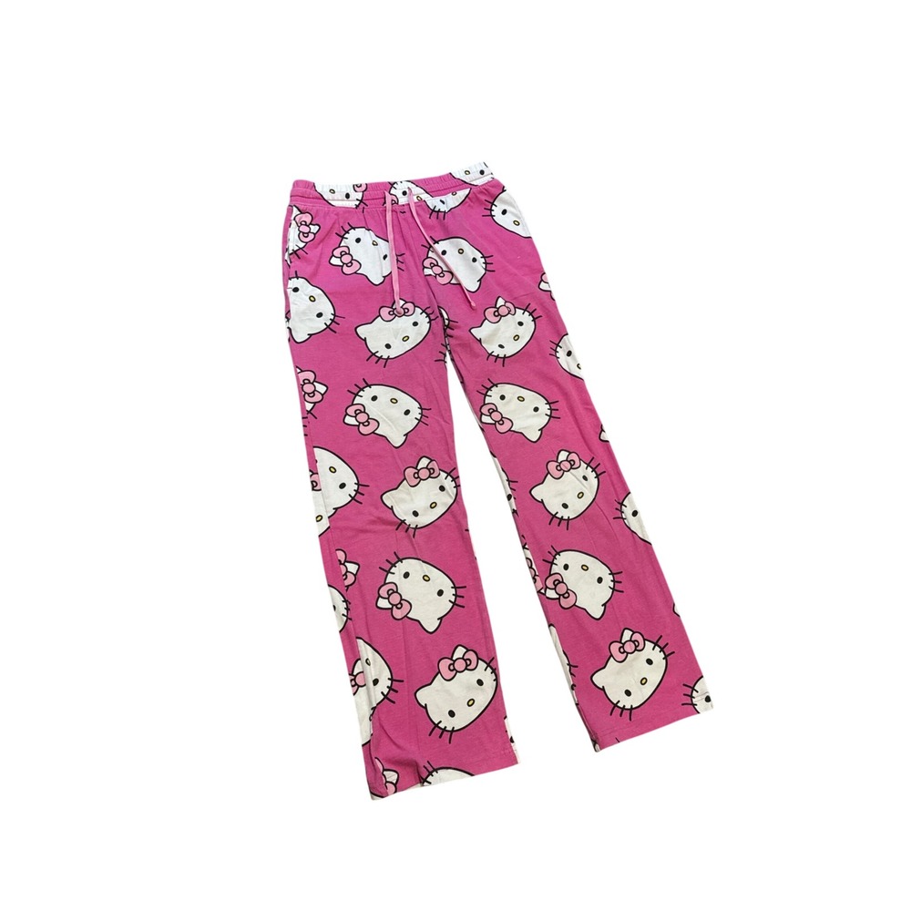 Sanrio Hello Kitty Pink Pajama Lounge Bottoms Medium